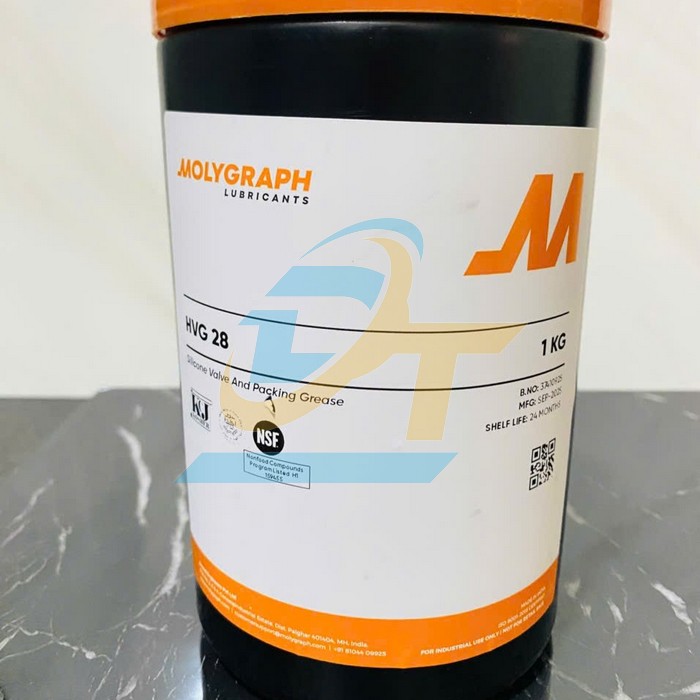 Mỡ b&ograve; silicone Molygraph HVG28 (1kg/Hộp)  MOLYGRAPH | Gi&aacute; rẻ nhất - C&ocirc;ng Ty TNHH Thương Mại Dịch Vụ Đạt T&acirc;m