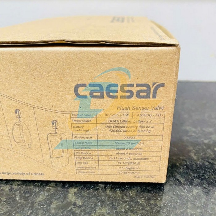Van xả cảm ứng bồn tiểu nam Caesar A652DC-PW  Caesar | Gi&aacute; rẻ nhất - C&ocirc;ng Ty TNHH Thương Mại Dịch Vụ Đạt T&acirc;m