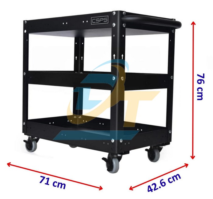 Xe đẩy 3 tầng 71cm  VietNam | Gi&aacute; rẻ nhất - C&ocirc;ng Ty TNHH Thương Mại Dịch Vụ Đạt T&acirc;m